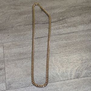 Miami Cuban Gold Plated Chain Necklace
